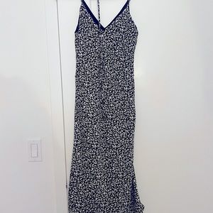 Maxi black and white leopard print dress. Brand new. Never worn.